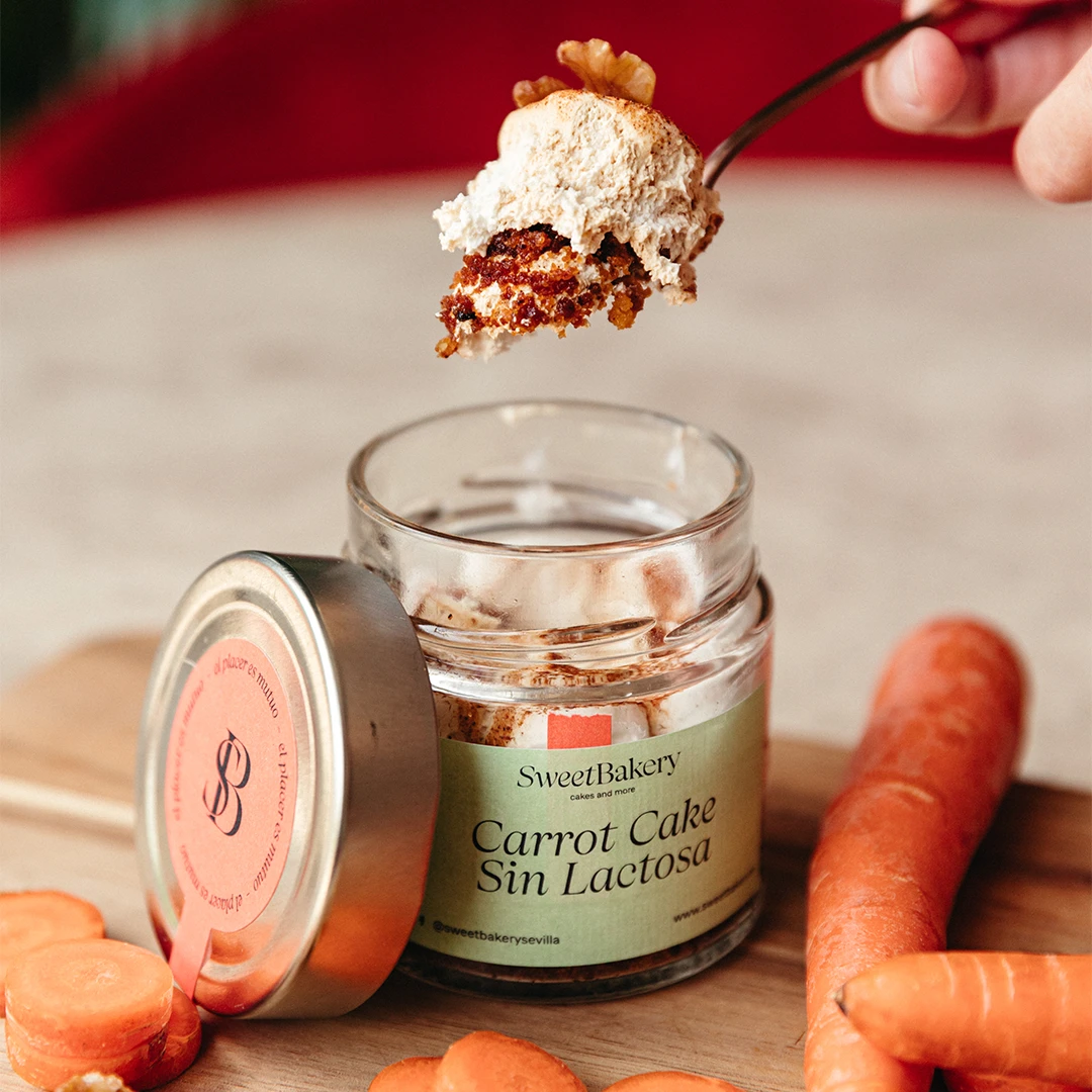 Vasito Carrot Cake (Sin lactosa)